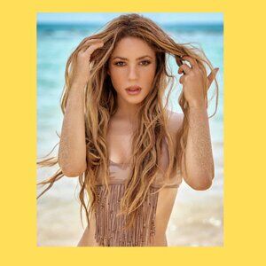 8x10 Shakira Photo Singer Shakira Printed Photo